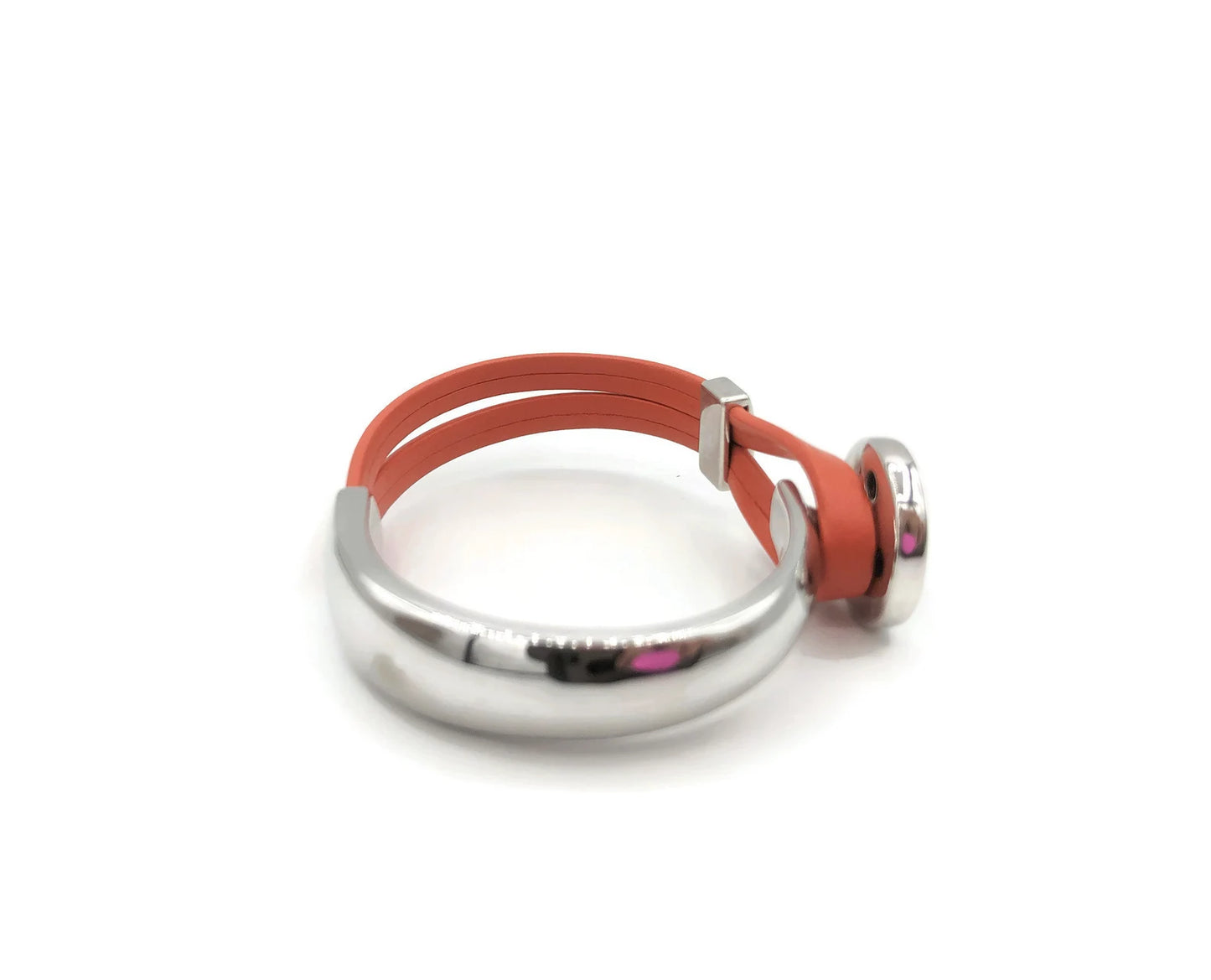 Kidney Cancer Tree Of Life Half Cuff Bracelet