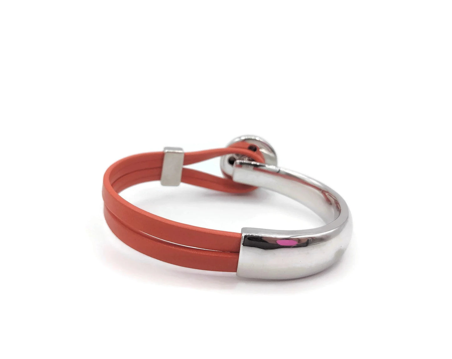 Kidney Cancer Tree Of Life Half Cuff Bracelet