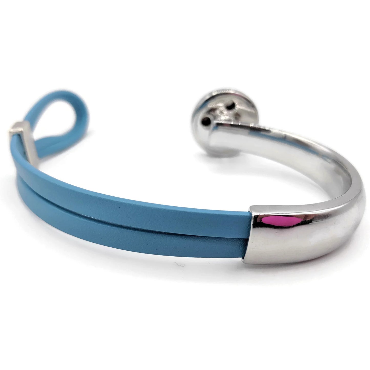 Prostate Cancer Tree of Life Half Cuff Bracelet