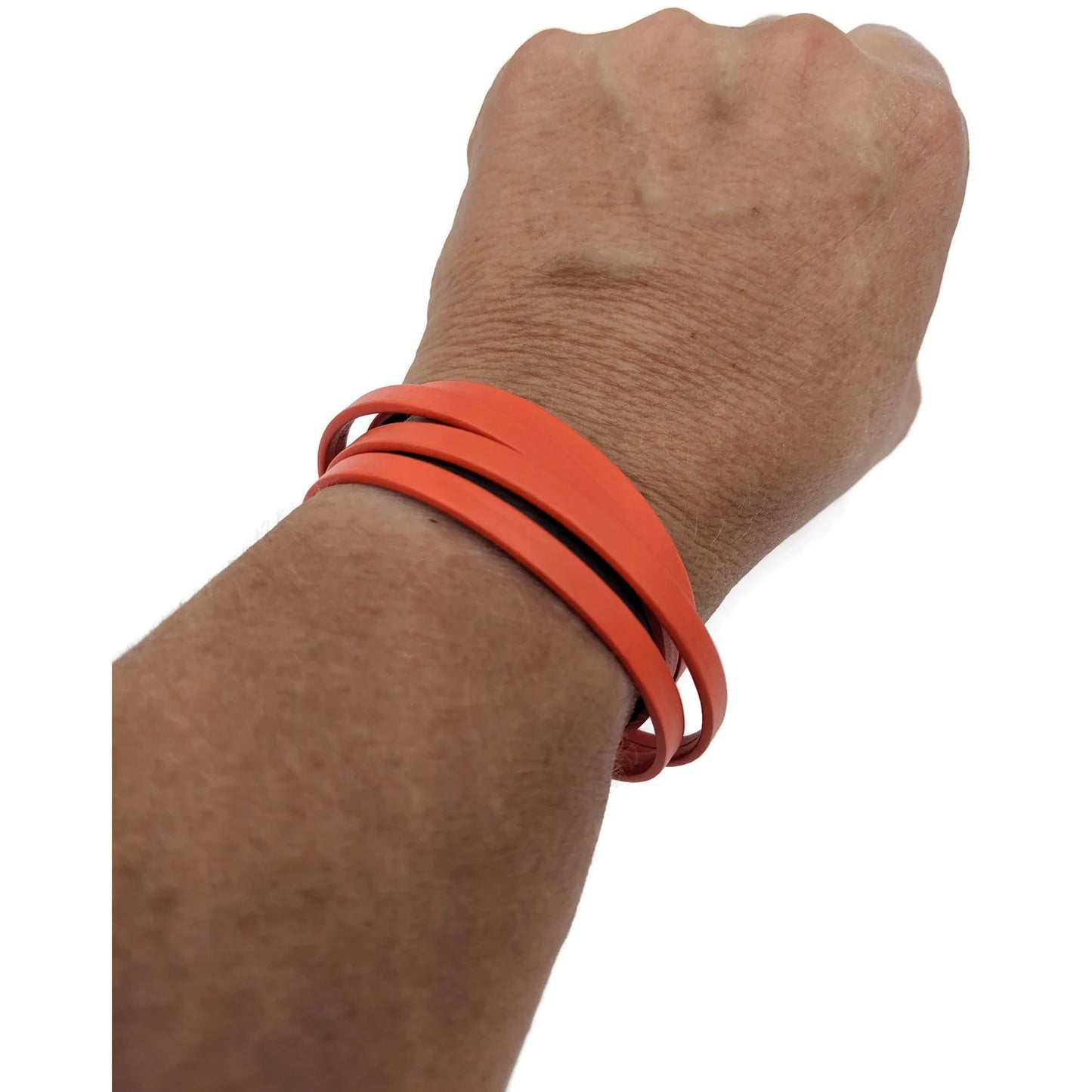 Kidney Cancer Leather Wrap Bracelet