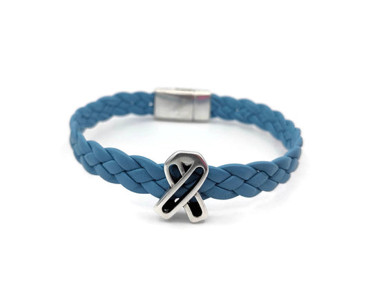 Prostate Cancer Braided Bracelet