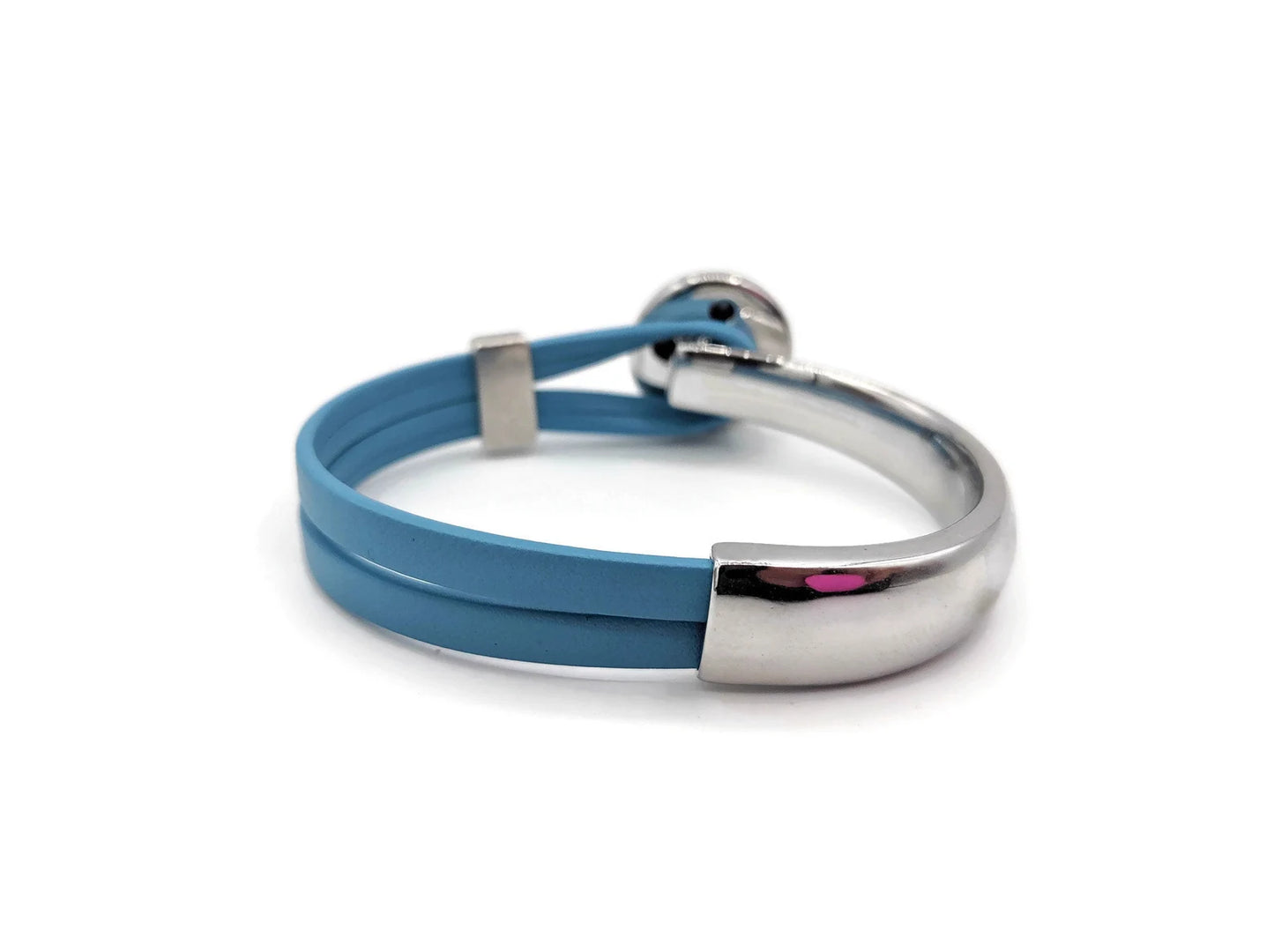 Prostate Cancer Tree of Life Half Cuff Bracelet