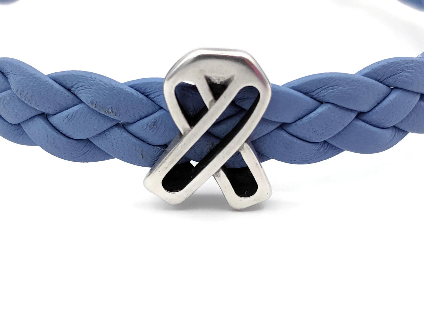 Periwinkle Braided Leather | Stomach Cancer l Anorexia l Esophageal Cancer l Gastric Cancer l Small Intestine Cancer