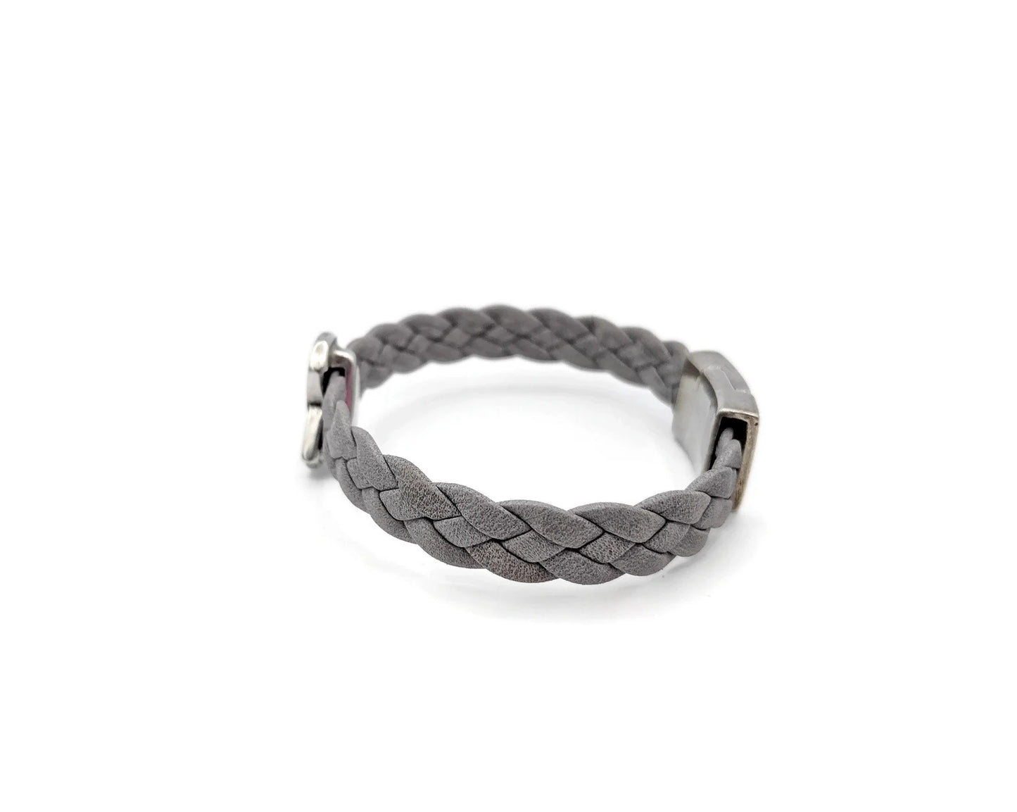 Brain Cancer Braided Leather Bracelet