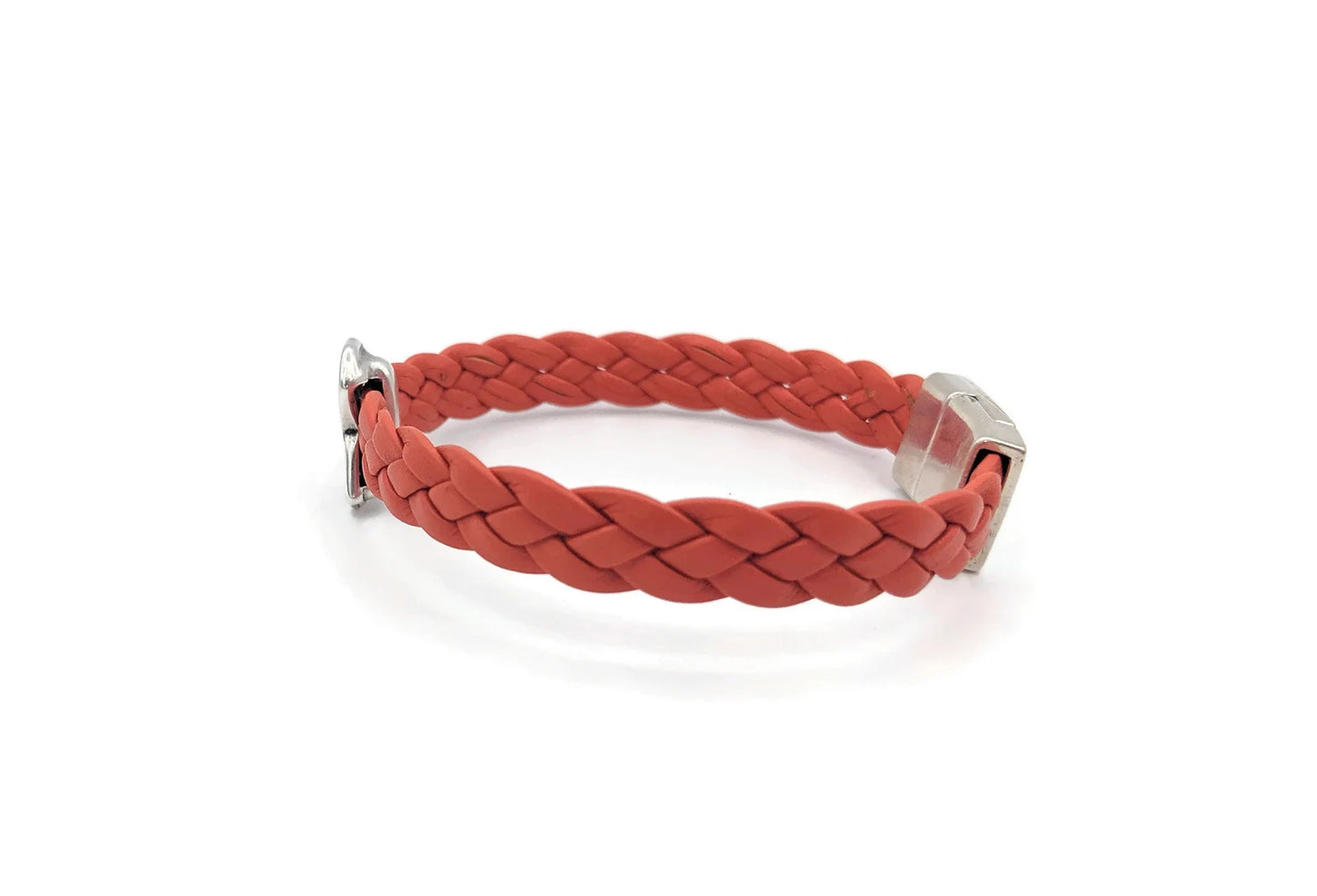 Kidney Cancer Orange Braided Leather