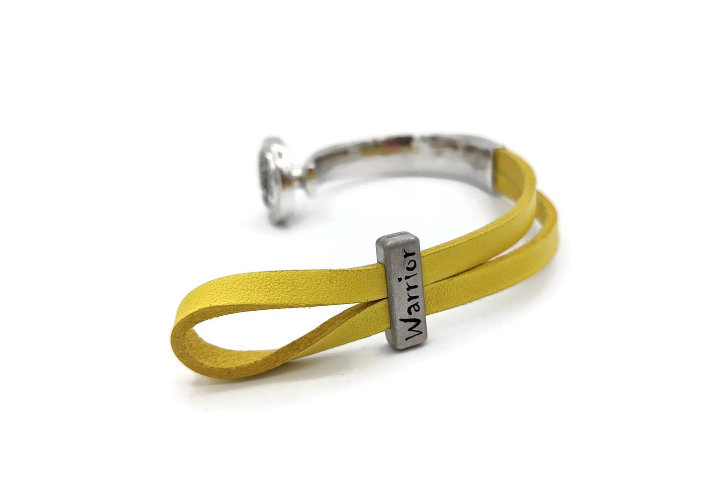 Sarcoma/Bone Cancer Tree of Life Half Cuff Bracelet
