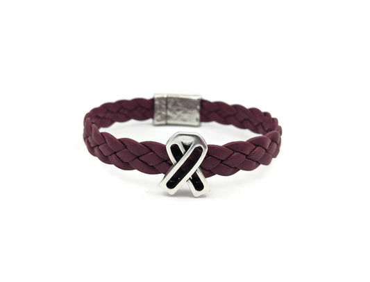 Multiple Myeloma Awareness Braided Bracelet