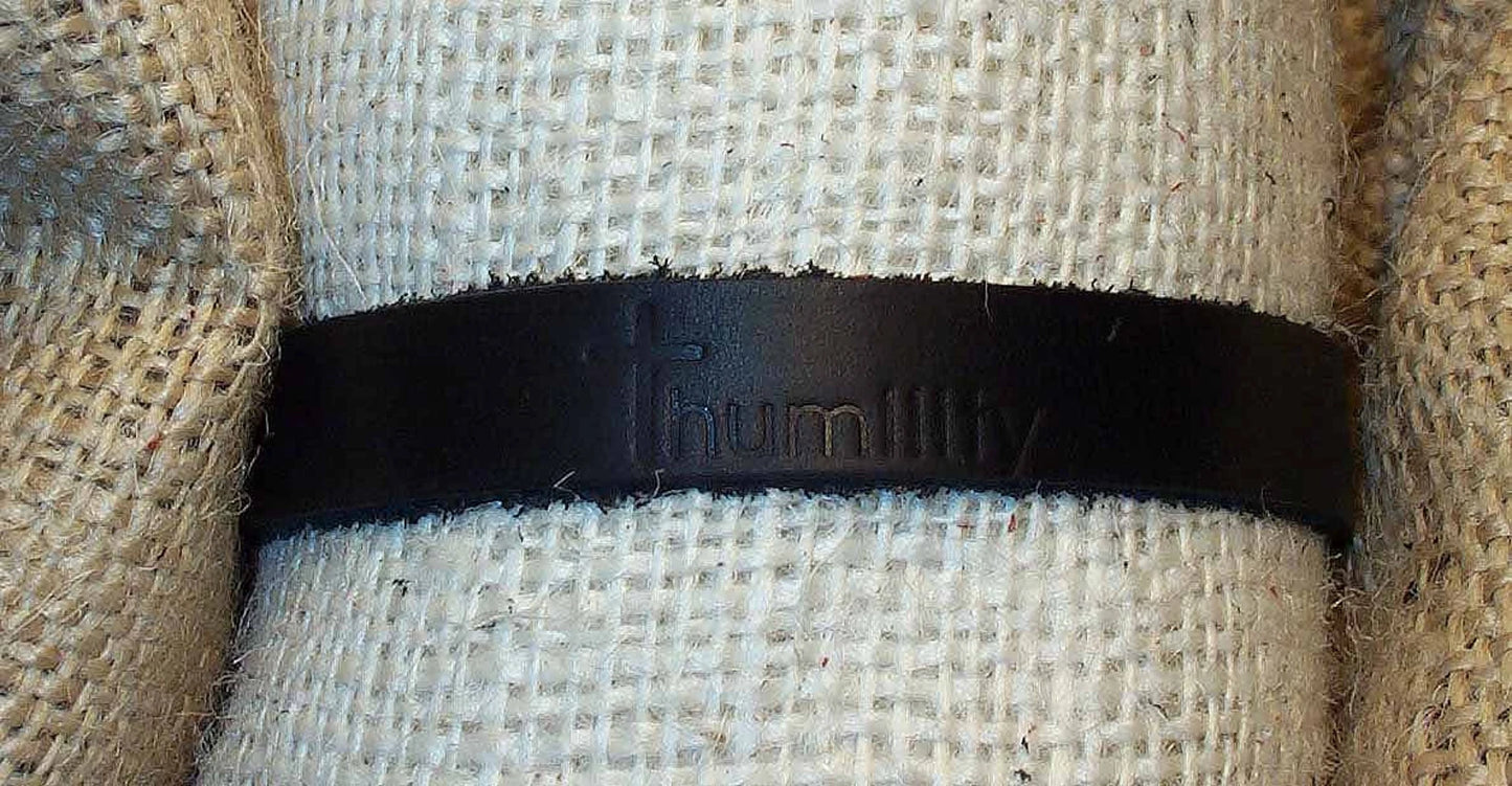"Humility" Leather Bracelet