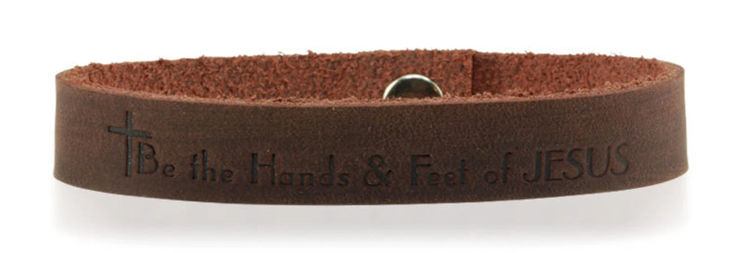 "Be the Hands and Feet of JESUS" Bracelet