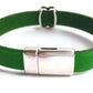Shamrock Green Leather Bracelet