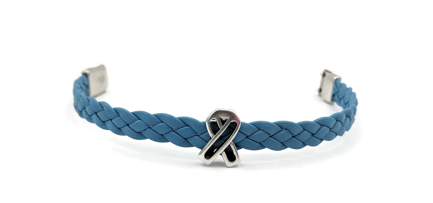 Prostate Cancer Braided Bracelet