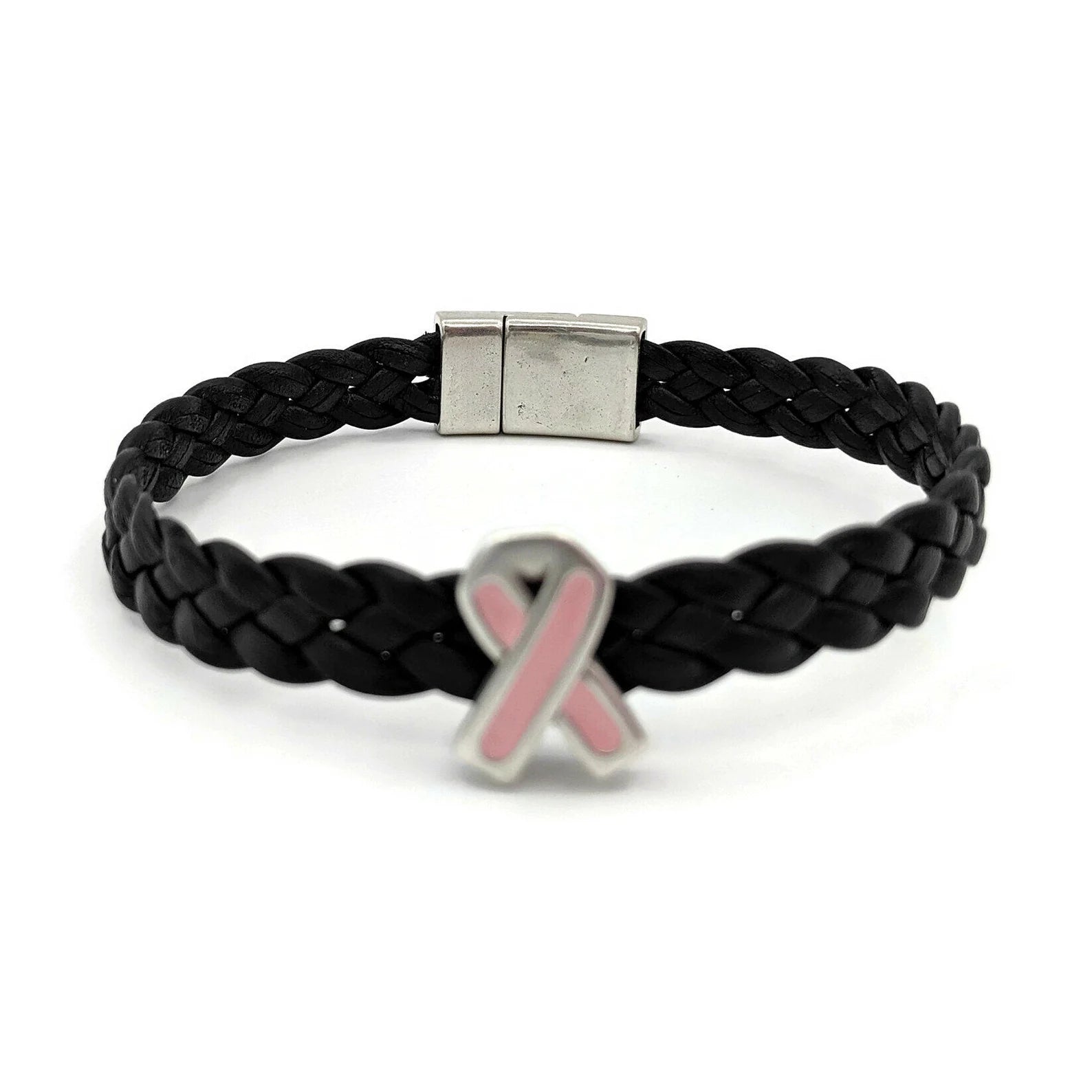 Buy Trendy Breast Cancer Awareness Bracelets for Lady Pink Ribbon Charm  Bracelet Online in India - Etsy