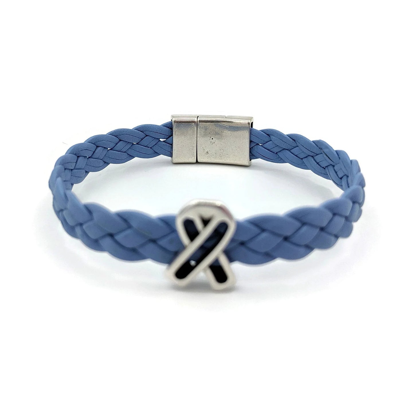 Periwinkle Braided Leather | Stomach Cancer l Anorexia l Esophageal Cancer l Gastric Cancer l Small Intestine Cancer