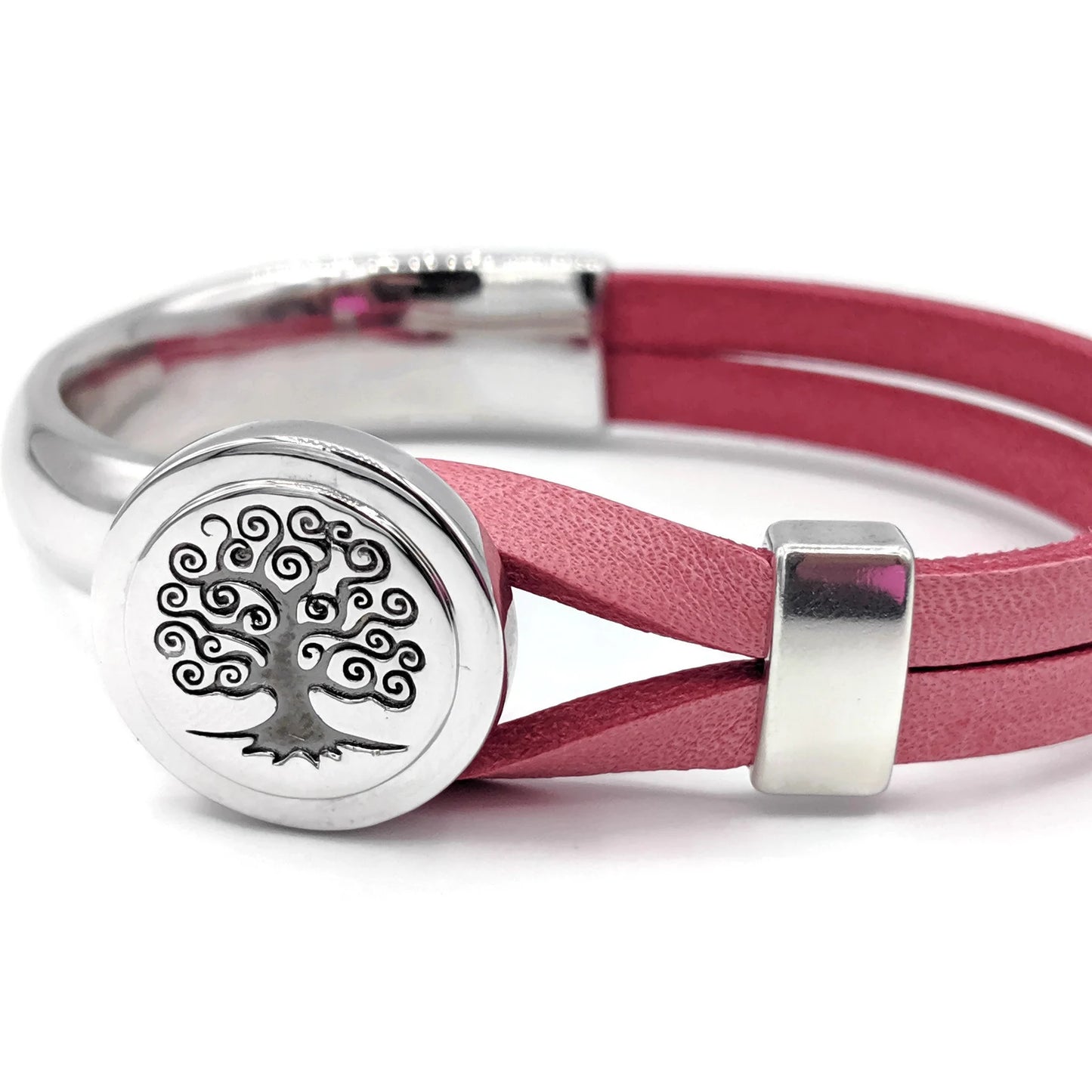 Tree Of Live Bracelet | Plain Silver Slider