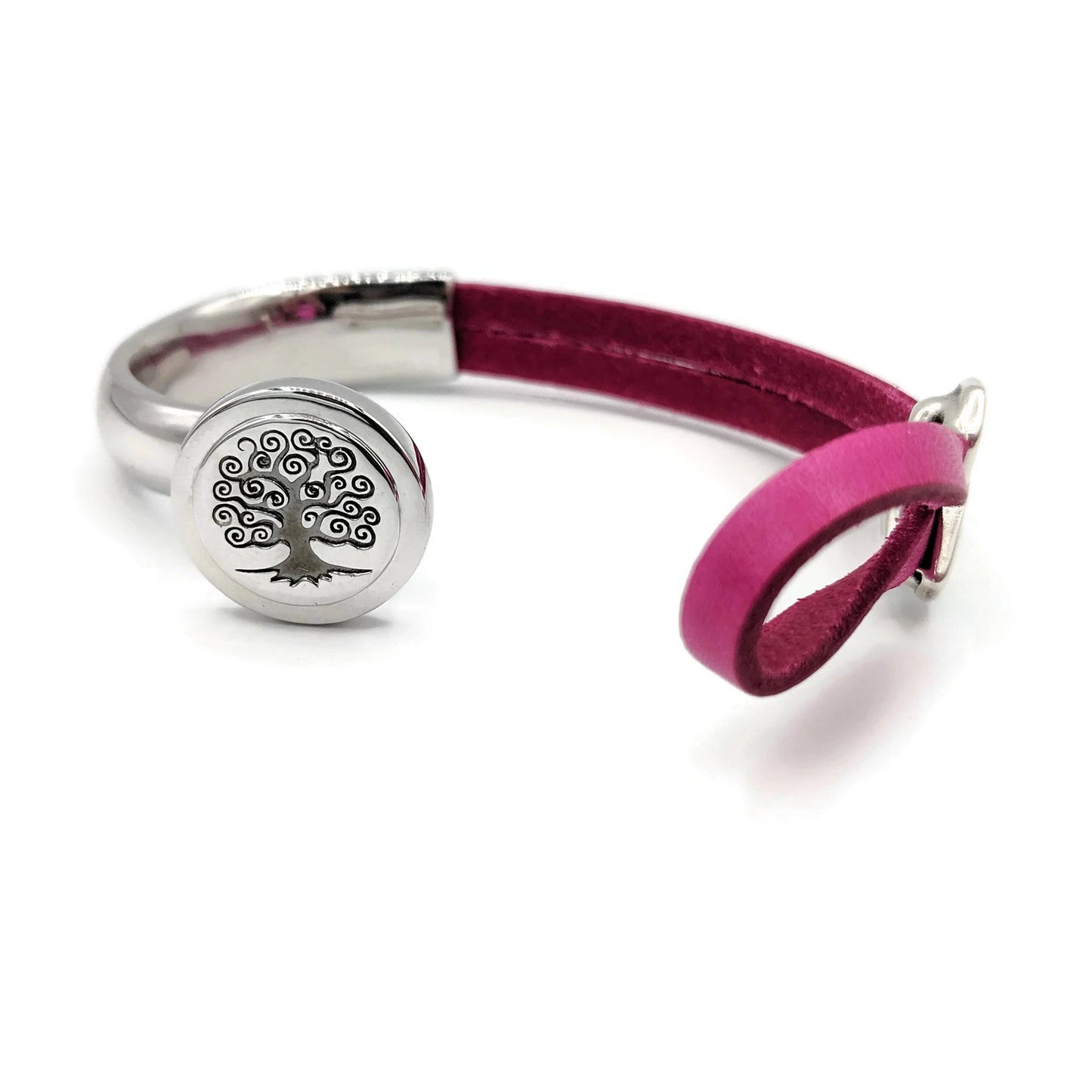 Breast Cancer Awareness Tree Of Life Bracelet