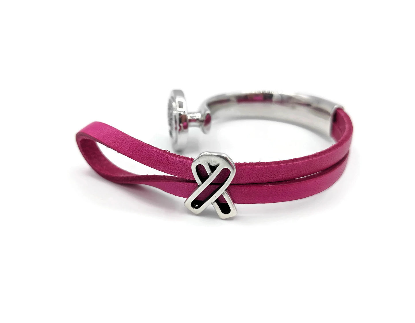 Breast Cancer Awareness Tree Of Life Bracelet