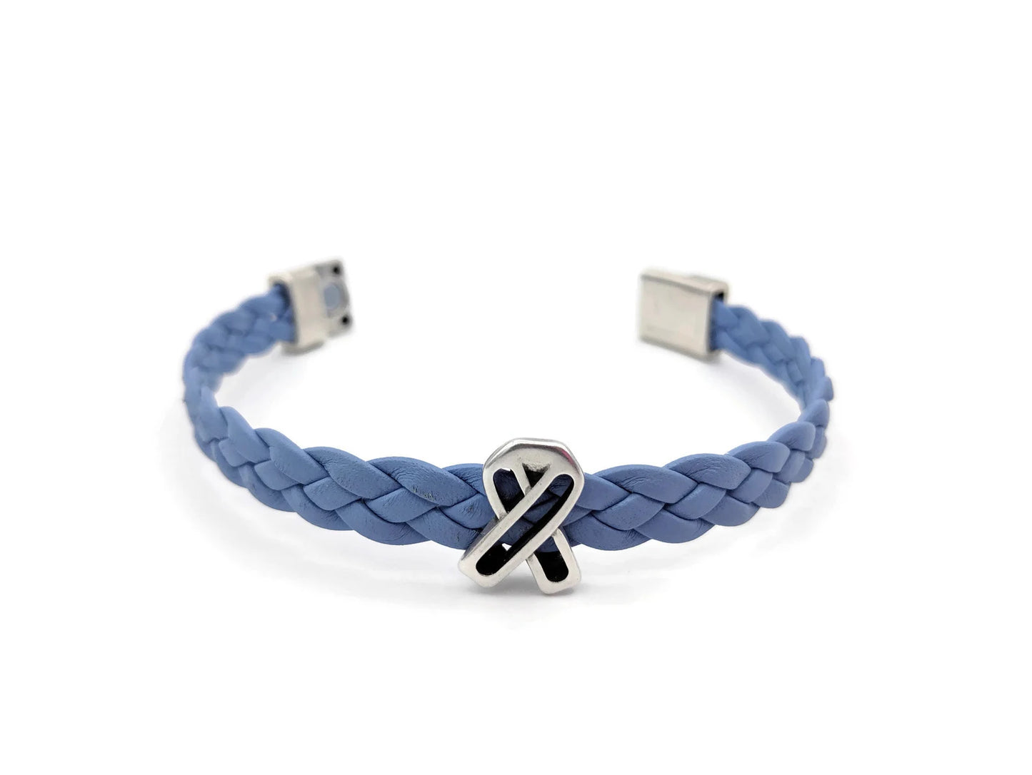 Periwinkle Braided Leather | Stomach Cancer l Anorexia l Esophageal Cancer l Gastric Cancer l Small Intestine Cancer
