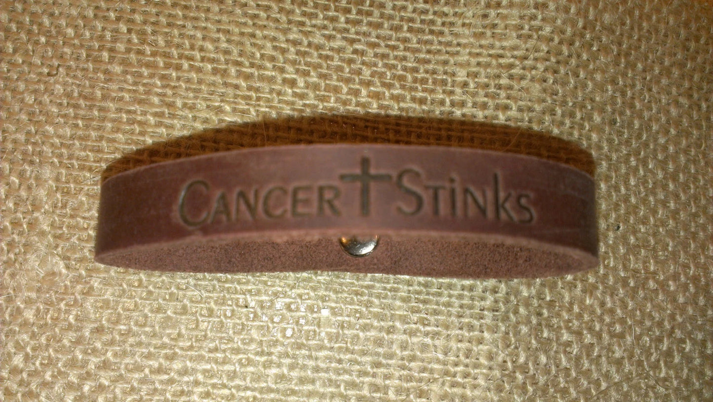 "Cancer Stinks" Bracelet